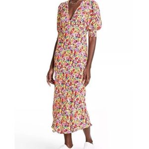 RIXO x Target Multicolor Floral Puff Sleeve Dress